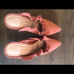 New never worn Loeffler Randall Langley mules
